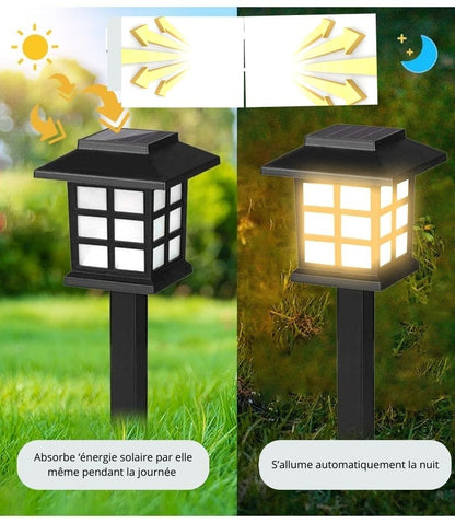 Lampes solaires de jardin /LED Solaire™ - Mafrenesiedecoration-s'allume automatiquement