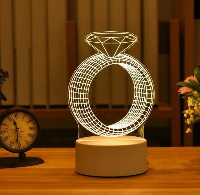 Lampe LED 3D - Mafrenesiedecoration