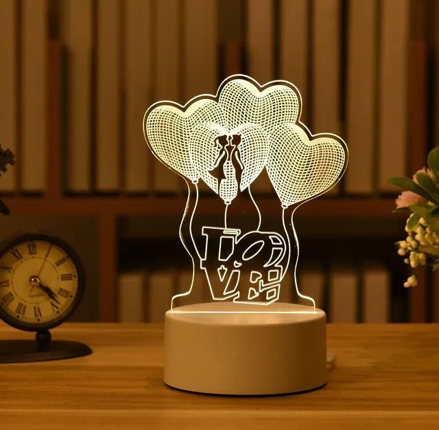 Lampe LED 3D - Mafrenesiedecoration