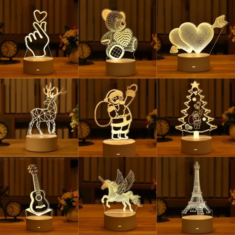 Lampe LED 3D - Mafrenesiedecoration