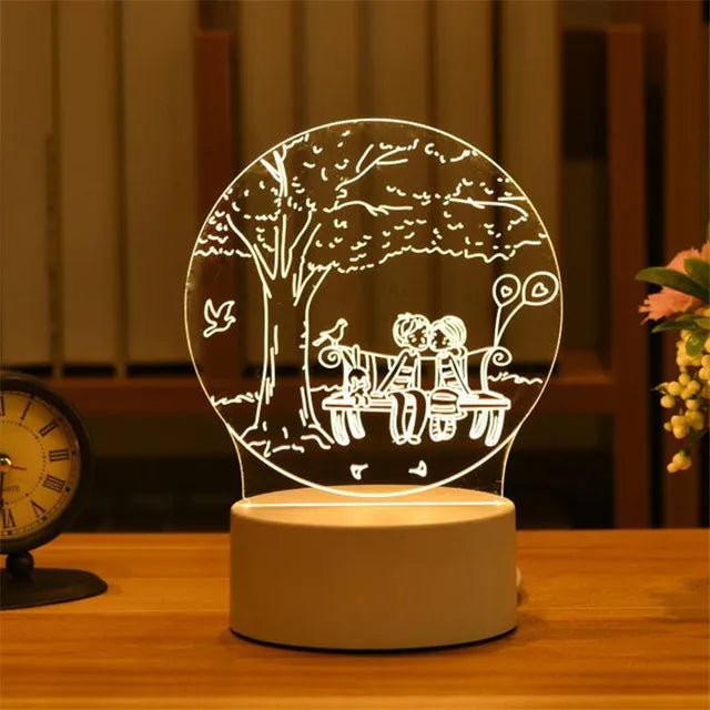 Lampe LED 3D - Mafrenesiedecoration