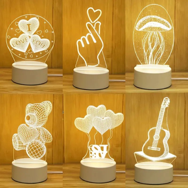 Lampe LED 3D - Mafrenesiedecoration