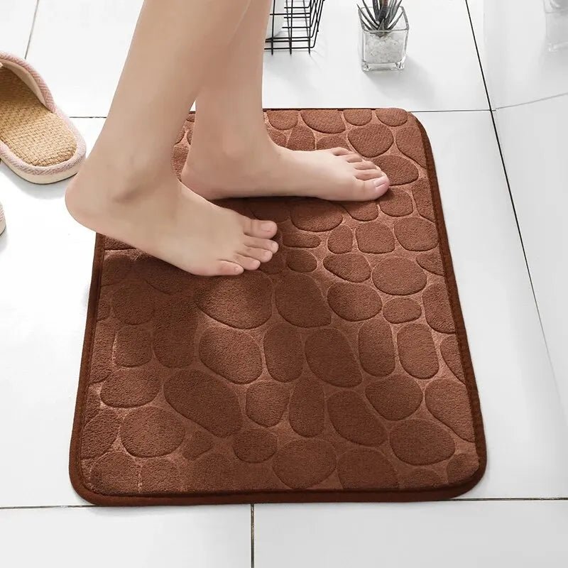 Tapis de bain en mousse à mémoire super absorbants/Tapis-Relief™ - Mafrenesiedecoration