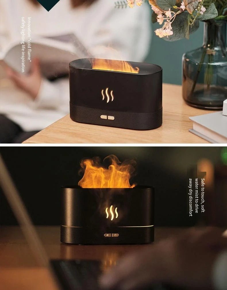 ''Humid-Flamme'' Humidificateur d'air à huile essentielle - Mafrenesiedecoration