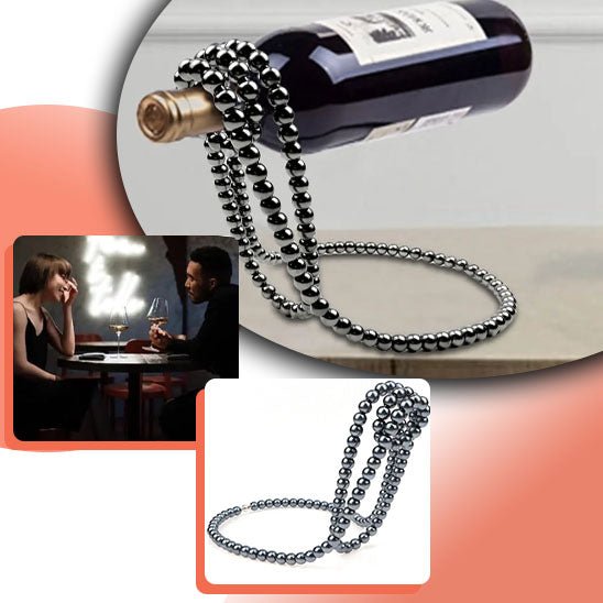 Porte bouteille de Vin en Perles/Deco-Perlesᵀᴹ - Mafrenesiedecoration