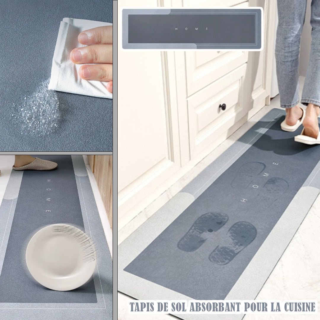 Tapis de sol super absorbant et antidérapant. - Mafrenesiedecoration