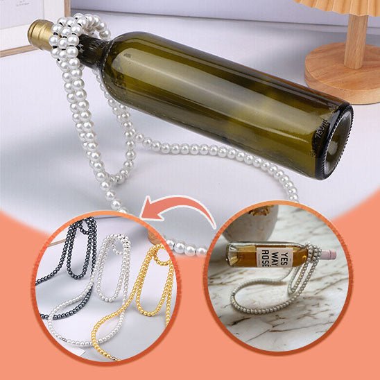 Porte bouteille de Vin en Perles/Deco-Perlesᵀᴹ - Mafrenesiedecoration