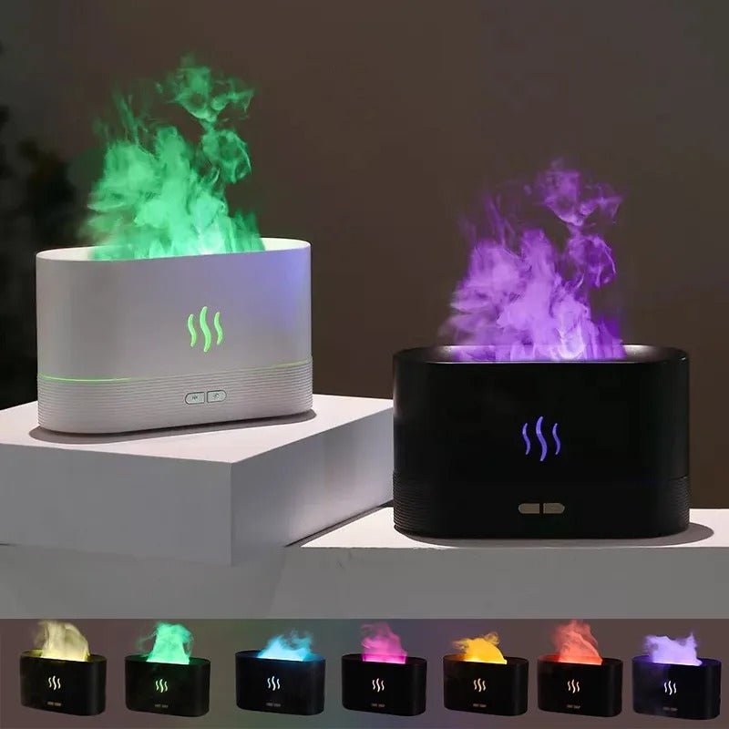 ''Humid-Flamme'' Humidificateur d'air à huile essentielle - Mafrenesiedecoration